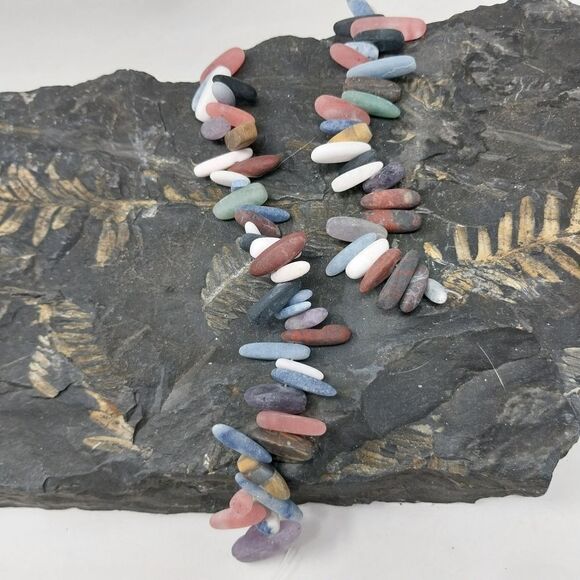 One Strand Natural Raw Mixed Agate Beads - Picture 4 of 6